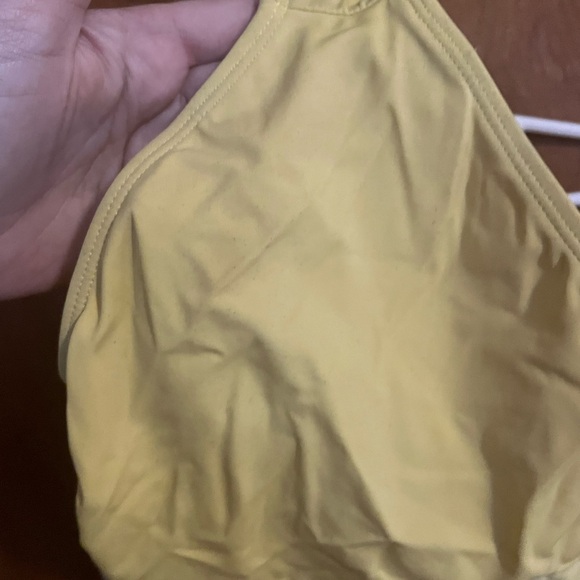 Janie and Jack Size 4 Yellow Striped Kids Swim One Piece - Picture 3 of 6